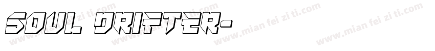 Soul Drifter字体转换